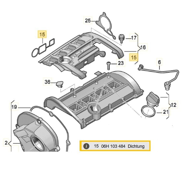 PCV Fix 1.8 TFSI BYT | ersetzt OEM 06H129101B - CORS - Parts