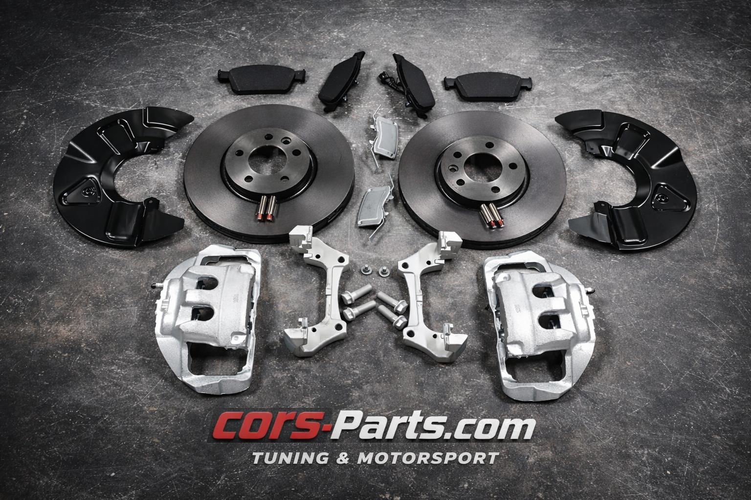 Bremsen Upgrade Kit 340×32,5 mm für VW T5 & T6 – Komplettset "2E4" - CORS - Parts