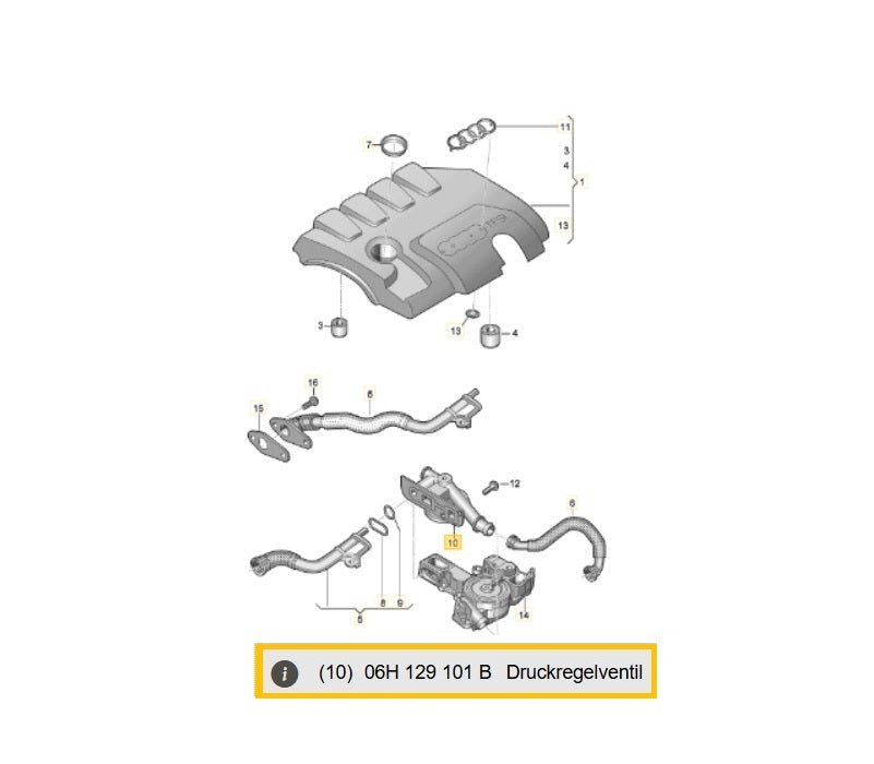 PCV Fix 1.8 TFSI BYT | ersetzt OEM 06H129101B - CORS - Parts