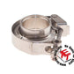 V - Band Schellen Set Edelstahl 1,5" - 5" - CORS - Parts
