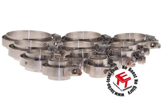 V - Band Schellen Set Edelstahl 1,5" - 5" - CORS - Parts